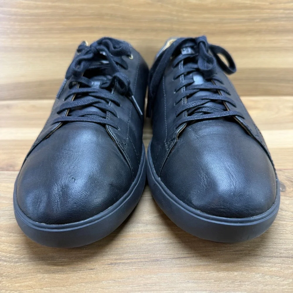 Cole Haan Grand Cross Court Mens 11.5 M Black Leather Light Weight‎ Sneakers
